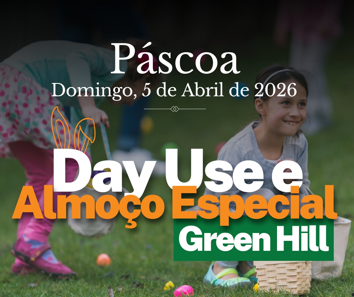 Day Use e Almoço Especial de Páscoa - 5 de Abril de 2026