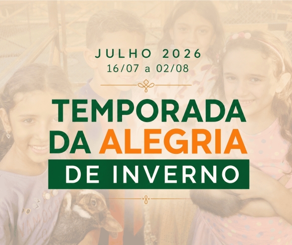 Temporada da Alegria de Inverno - Férias de Julho